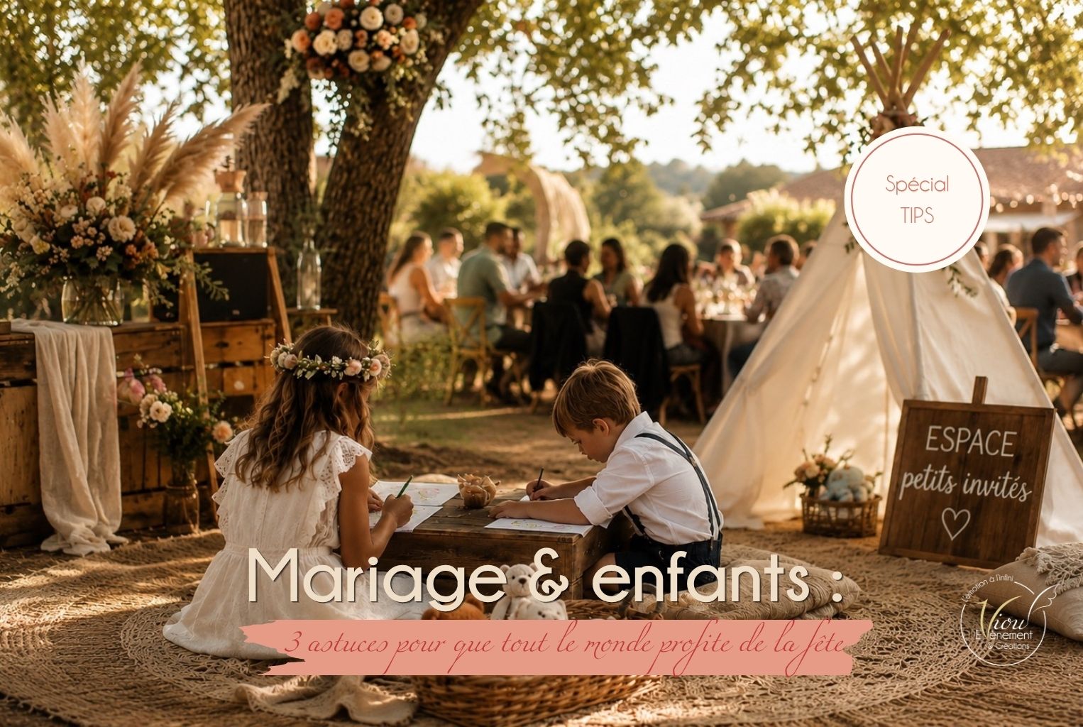 Les enfants au mariage : 3 astuces pour que tout le monde profite de la fête
